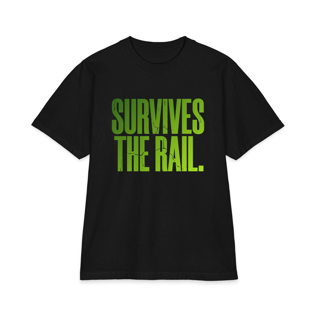 Survives The Rail (Heavyweight Oversized) — Slime Green