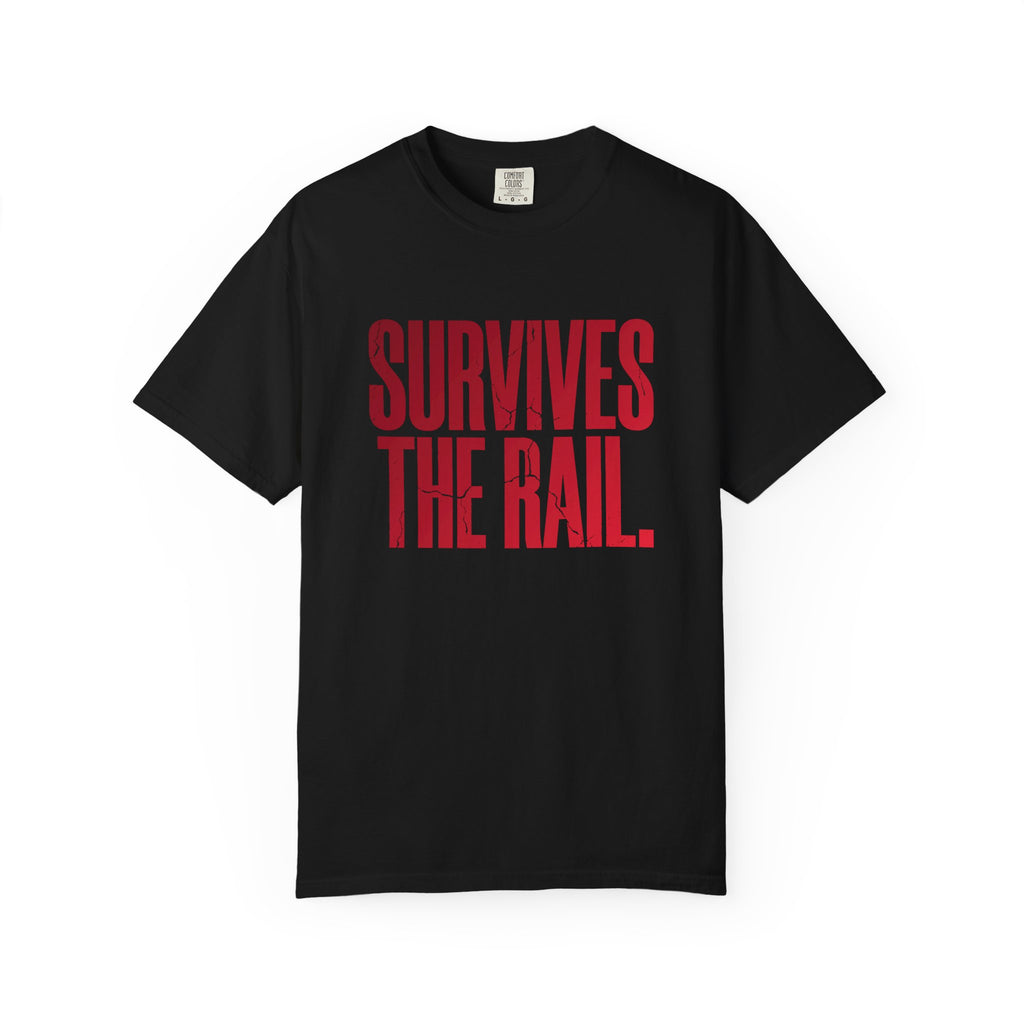 Survives The Rail (Classic Fit) — Blood Red