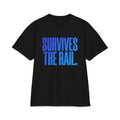 Survives The Rail (Heavyweight Oversized) — Space Blue
